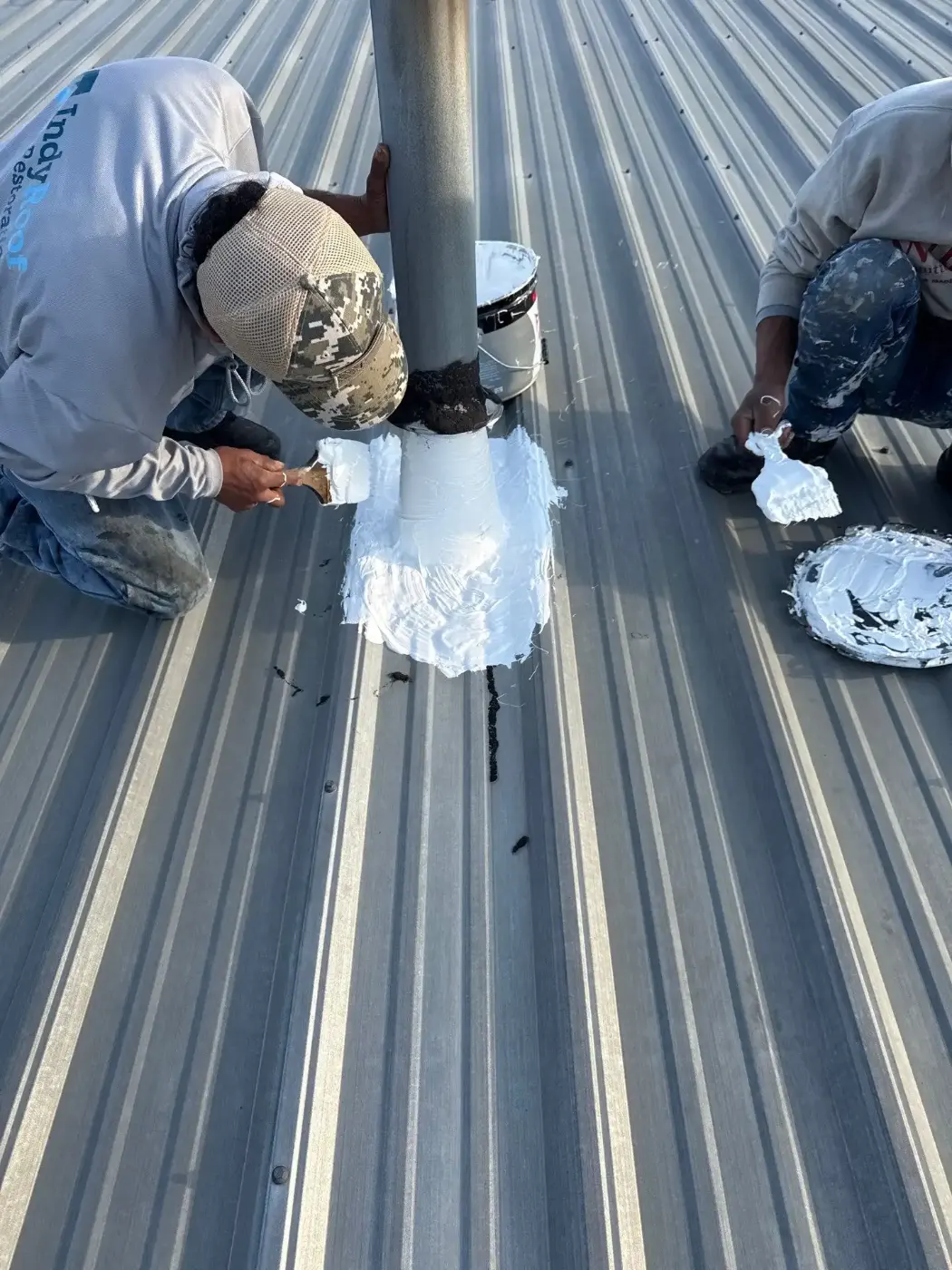 Commercial roof inspection documented in Sheridan