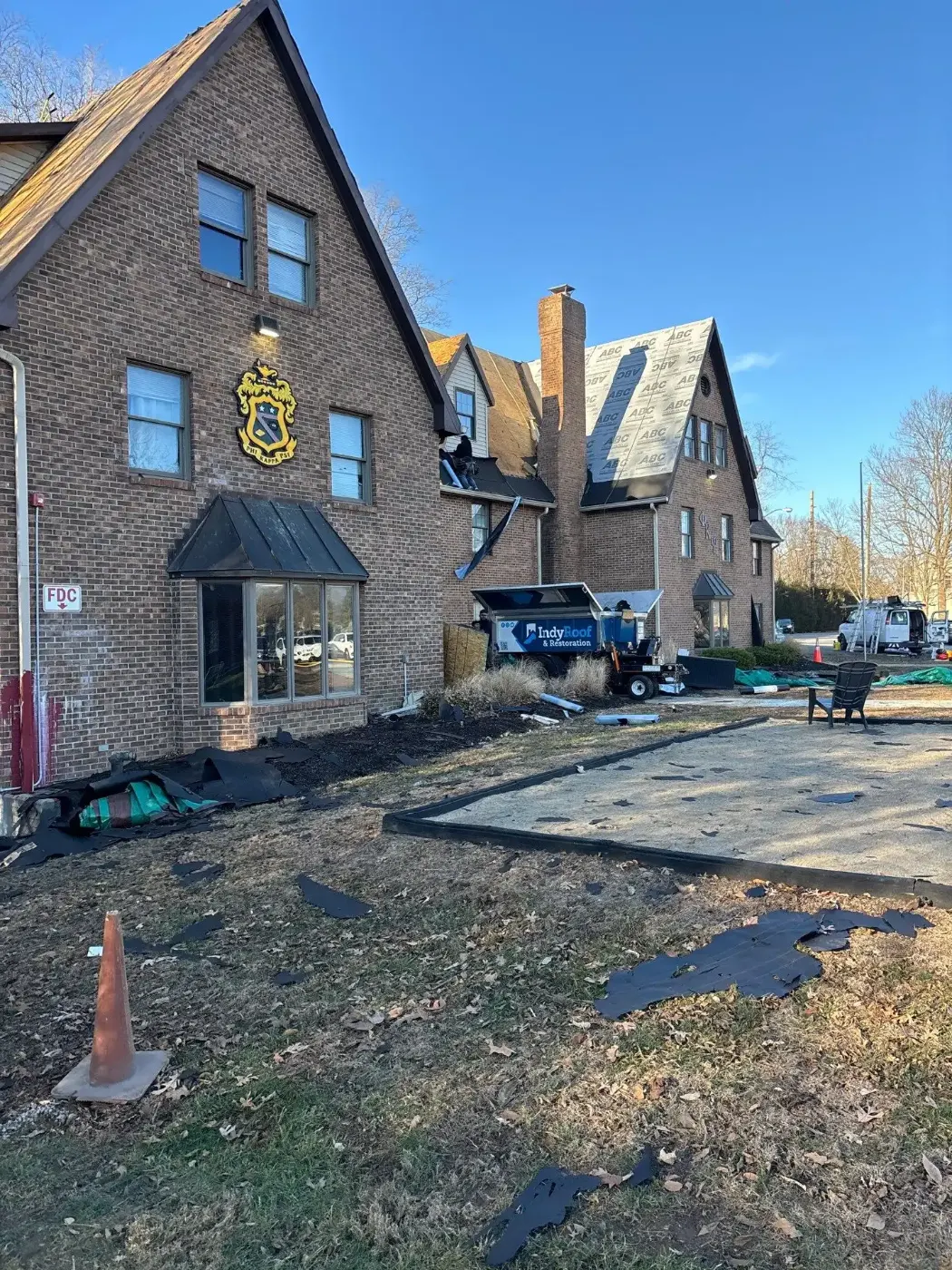 Commercial roof inspection documented in Sheridan